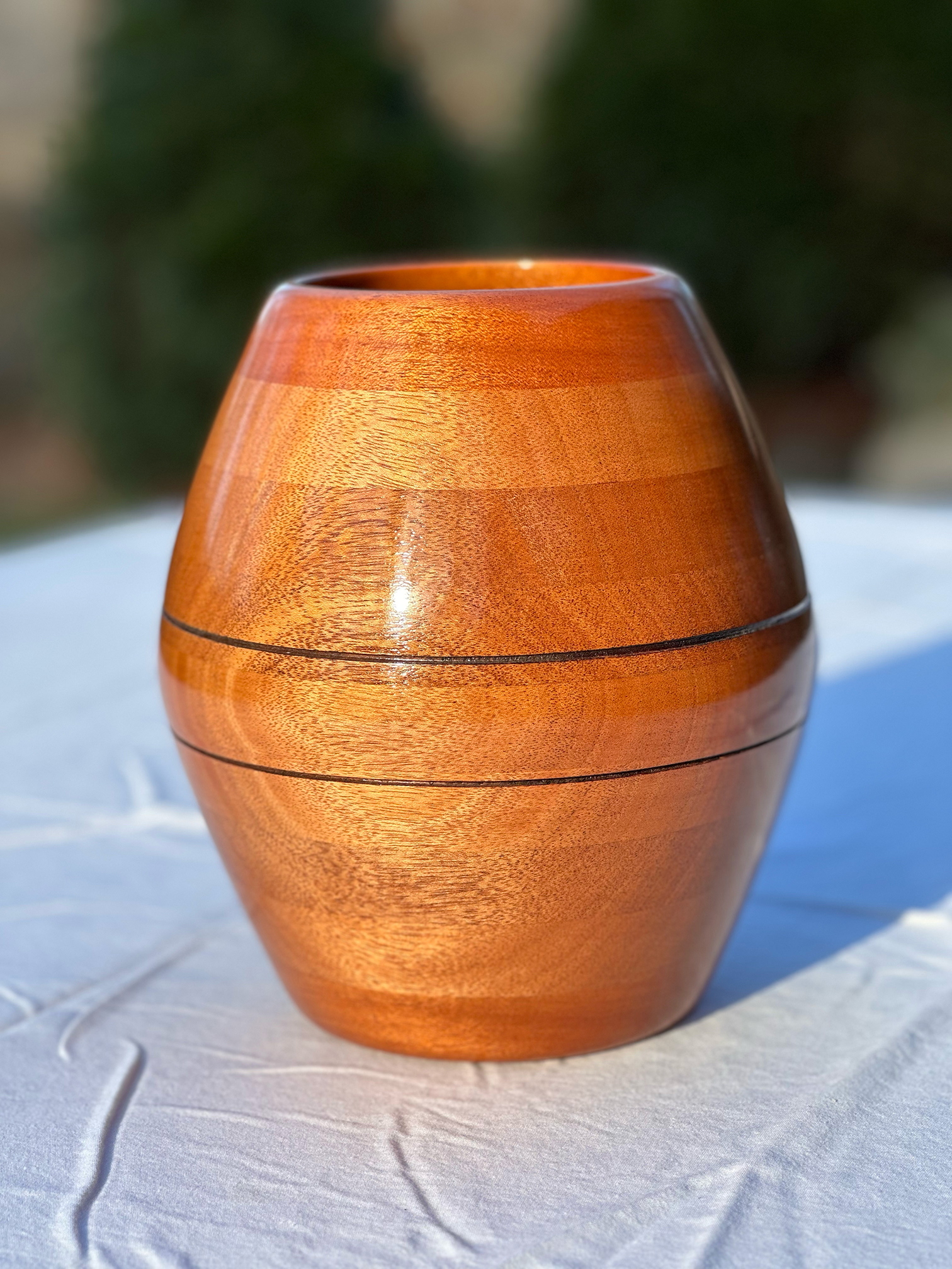 Mahogany Hollow Form